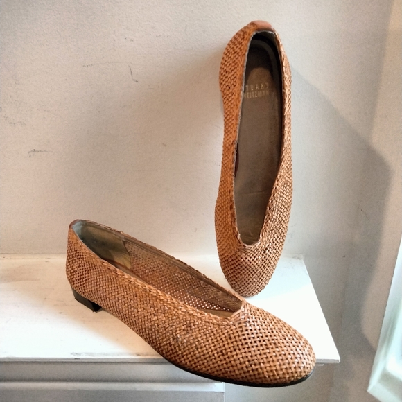 Stuart Weitzman Shoes Vintage Stuart Weitzman Woven Leather Ballet